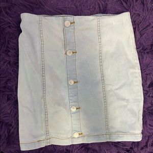 Button up Jean skirt.